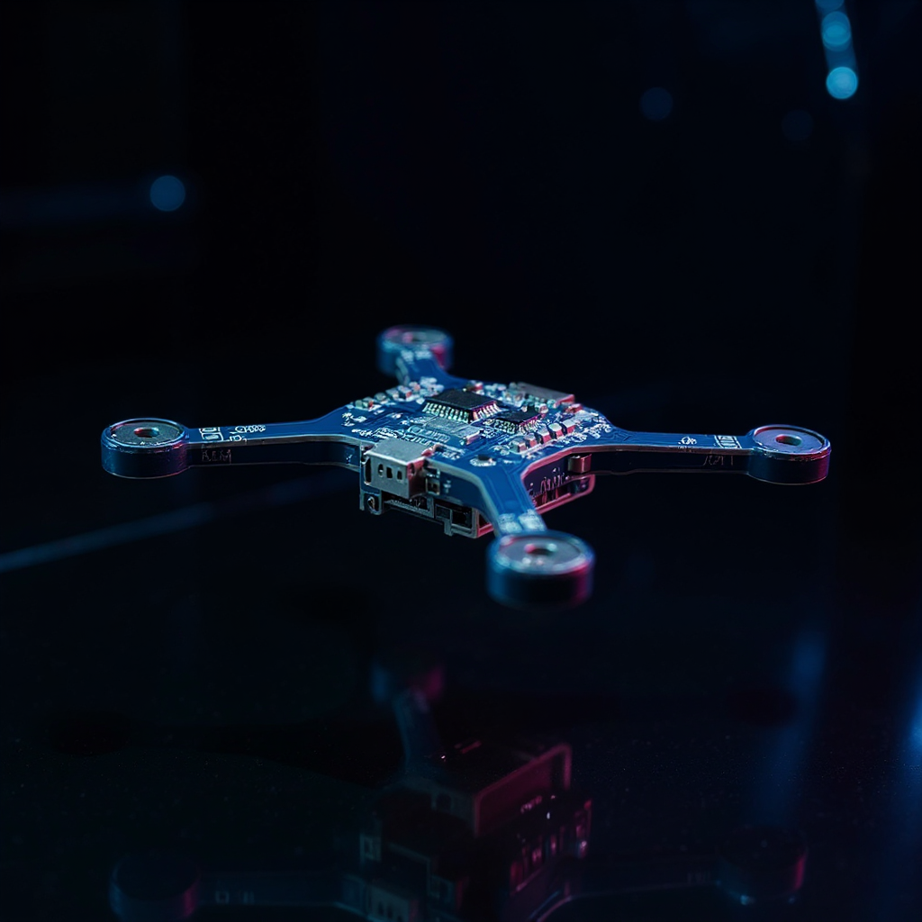 Blue-PCB mini drone kit